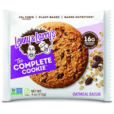 Image of Lenny &amp; Larry&#039;s Oatmeal Raisin The Complete Cookie, 113g, Pack of 12