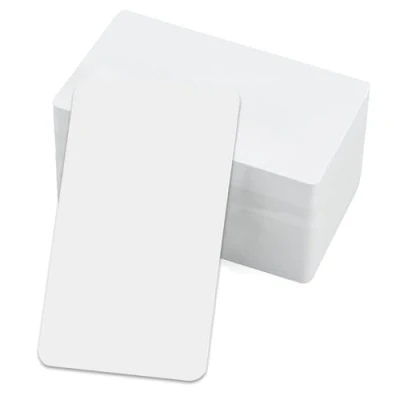 Image of Blank Kraft Paper Cards, 200pcs Business Cards White Small Note Message Words Spelling Card for Learning Study 9 * 5.4cm