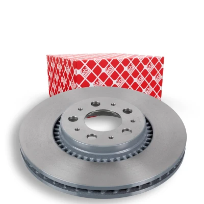 Image of SDB000870, SDB000871, SDB101100 Brake disc FEBI BILSTEIN 18050 Front Axle 305mm 28mm 5 Hole 108mm internally vented Coated VOLVO: V70 2, S60 I