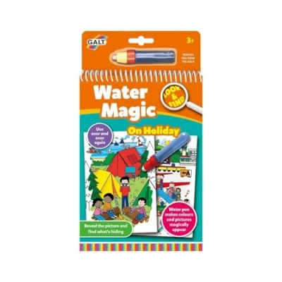 Image of Galt Toys, Water Magic Look and Find On Holiday, Colouring Books for Children, Ages 3 Years Plus