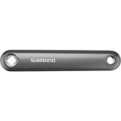 Image of SHIMANO Spares FC E6000 left hand crank arm, 170 mm One Size,Y1R201000,Grey