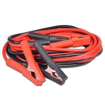 Image of vidaXL Car Start Booster Cables 1800 A Long Reach 6 Meter Copper Clad Aluminium Jump Leads with Insulated Clamps Compatible Petrol/Diesel Engines up to 5000 cc