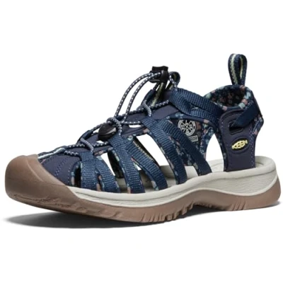 Image of KEEN Women&#039;s Whisper Sandal, Navy Birch, 2.5 UK