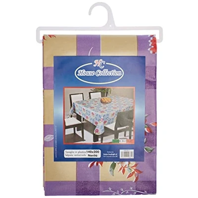 Image of HOUSE COLLECTION , Plastic Tablecloth, 140 x 200 cm, Various Models, Pack of 1