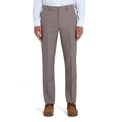 Image of Farah Classic Men&#039;s Roachman Trousers, Brown (Dark Taupe ), 36W 31L UK