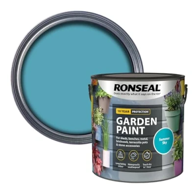 Image of Ronseal Garden Paint Summer Sky 2.5L