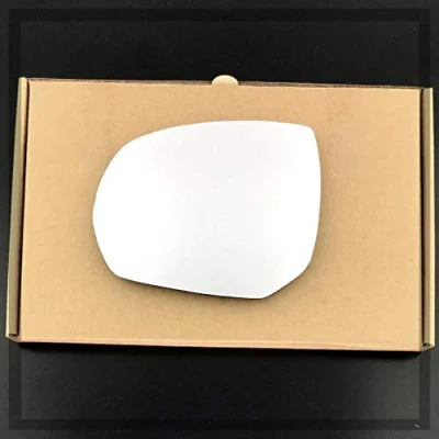 Image of Fits Peugeot 3008, For 2009 to 2016 Convex Wing Mirror Glass LEFT HAND (UK Passenger Side)