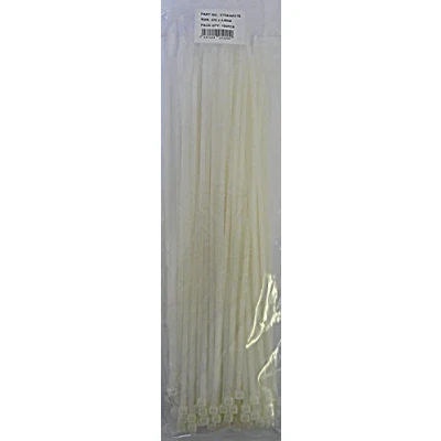 Image of 15x Simply Pack of 100 White 370mm x 4.8mm Cable Tie CT05/WHITE