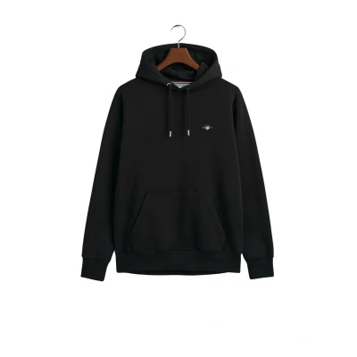 Image of Gant Mens Kapuzenpullover Black Cotton Size 4XL