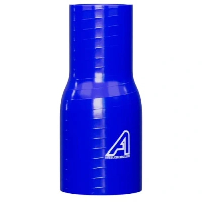 Image of 76mm (3&quot;) to 60mm (2.4&quot;) Straight Reducer Hose Coupler Intercooler Universal Tube Blue
