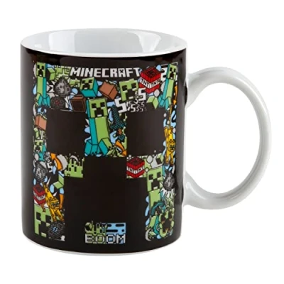 Image of Minecraft Ceramic Mug Hot &amp; Cold Drinks Home Or Office Gift for Adult Kids 312 ML Funtage