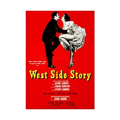 Image of Wee Blue Coo Theatre West Side Story Bernstein Sondheim Picture Wall Art Print