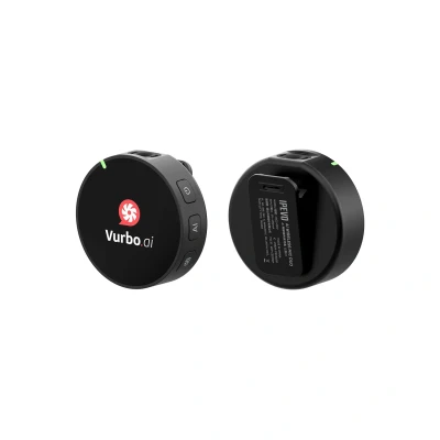 Image of Ipevo Ai Wireless Mic Duo (+ Vurbo.ai Adv 10Hr)