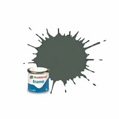 Image of Humbrol AA0014 14ml No. 1 Tinlet Enamel Paint (Grey Primer Matt)
