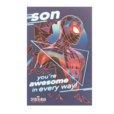 Image of Spider Man Son Birthday Card Marvel for Him