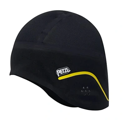 Image of PETZL Unisex Balaclava 2 Helmet , Black/Yellow, L XL UK