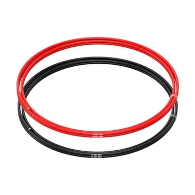 Image of MMOBIEL 20 AWG Electrical Silicone Wire Gauge (0,52mm²) Tinned Copper Cable 2 Separate Wires Red &amp; Black Each 1,5 m / 5 ft for Repair, Sensors, RC, Drones, Speaker