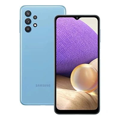Image of Samsung Galaxy A32, 5G SIM Free Android Smartphone Awesome Blue (UK Version) (Renewed)