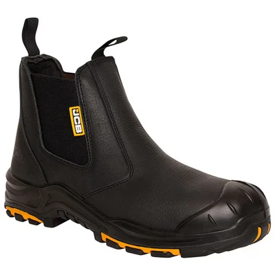 Image of JCB Safety Boots Chelsea for Men Workwear Boots, Dealer Black Size UK 10