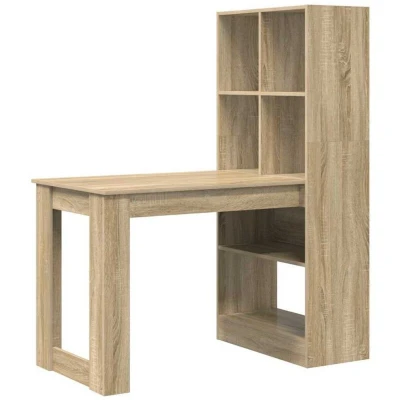 Image of vidaXL Sonoma oak 122 x 67 145 cm Engineered wood and Particle board