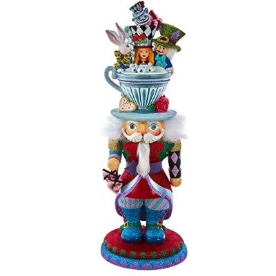 Image of Kurt S. Adler 18 Inch Hollywood Alice Teacup Hat Nutcracker
