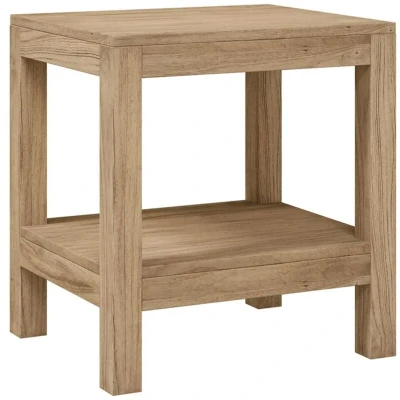 Image of vidaXL Bathroom Side Table 45x35x45 cm Solid Wood Teak