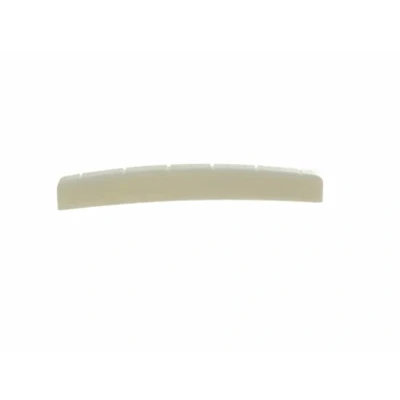 Image of Dopro 43x3.2mm Curved Base Pure Cattle Bone Electric Guitar Nut for Strat Tele Guitars