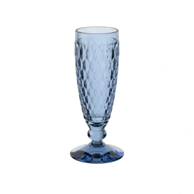 Image of Villeroy &amp; Boch Boston Coloured 163 mm Champagne Flute, Blue
