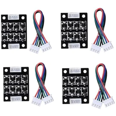 Image of iHaospace TL Smoother V1.0 3D Printer Addon Module for Pattern Elimination Motor Clipping Filter Ender 3 CR 10S,Ender 5 Stepper Drivers (Pack of 4pcs)
