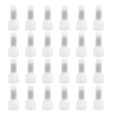 Image of Hocansen 100 Pieces Closed End Crimp Connector Nylon Cap Wire Caps (CE2)