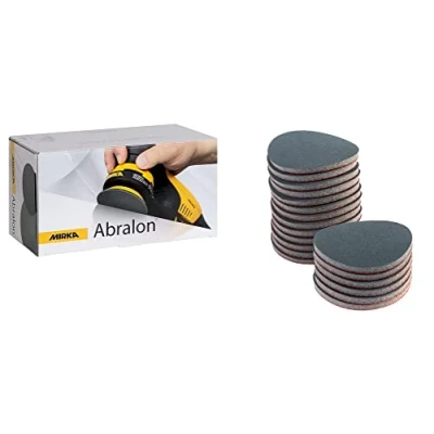Image of Mirka Abralon sanding Discs / polishing Ø 77mm Grip 4000 grit 20/pack for and lacquer, wood, plastic