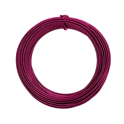 Image of Vaessen Creative Aluminium Wire, Strong Pink, One Size