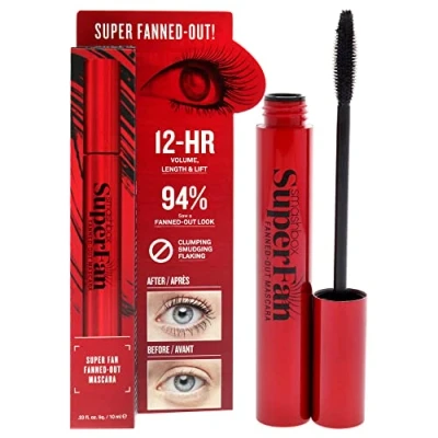 Image of SmashBox Super Fan Mascara Black For Women 0.33 oz