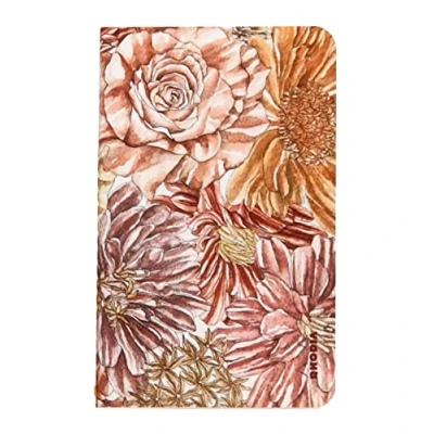 Image of RHODIA 120027C Stitched notebook 7.5x12 cm Lined 48 pages Clairefontaine Ivory 90 g/m paper Soft Touch Cover Orange Botanical Collection