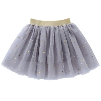 Image of Tutu Skirts for Girls 3 Layers Sequin Star Elastic Waist Ballet Dance Skirt Age 2 10 Years (Grey, 6 7Years)