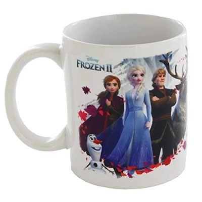 Image of Disney MG25579 Frozen 2 (Group) Mug, 11oz/315ml, White, 1 Count (Pack of 1)