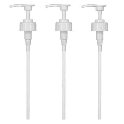 Image of YAISUHCHNYE 3 PCS 5 Litre Pump Dispenser 38mm Replaceable Pelican with Tube, 4ml Dose, Soap Head for Detergents Shampoo Cooking Oils Food Relishes