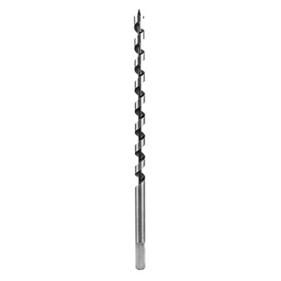 Image of QWORK® Wood Auger Drill Bits, 12mm x 300mm, Cuts Shallow and Deep Holes in Wood, 1 Piece
