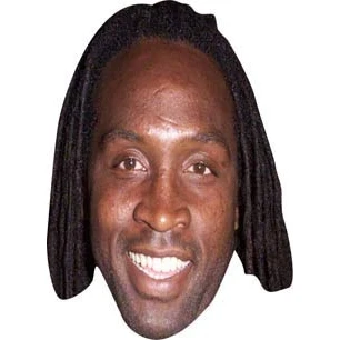 Image of FoxyPrinting Nigel Benn Boxer Celebrity Cardboard Party Face Mask Fancy Dress