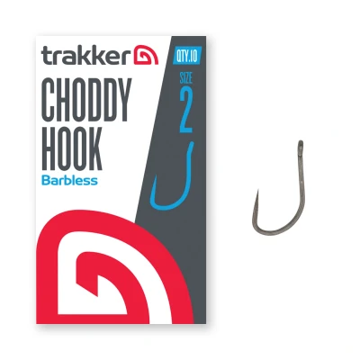 Image of Trakker Choddy hooks Barbless Size 2 (10 pieces) Carp