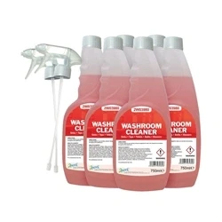 Image of 2Work Washroom Cleaner Trigger Spray 750ml (Pack of 6) 298