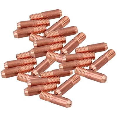 Image of 0.8mm Mini Contact Tips 25pk Hobby Welding Torch Welder MIG Gas M5 Thread