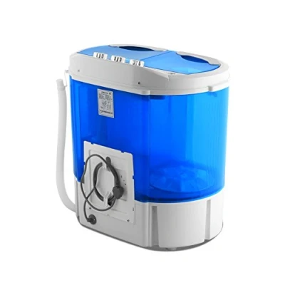 Image of LEISURE DIRECT 230V TWIN PORTABLE WASHING MACHINE FOR STUDENTS DORMS COLLEGE APARTMENTS + SPIN FUNCTION