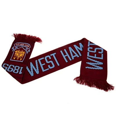 Image of West Ham Nero Scarf Claret One Size