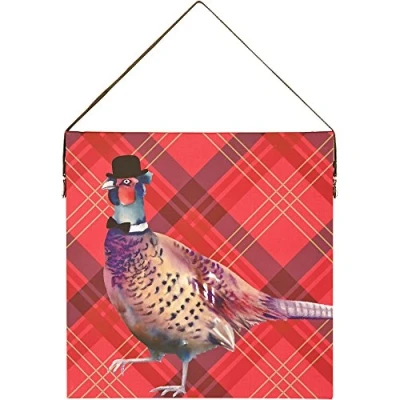 Image of Arthouse 003702 Red Pheasant Printed Canvas 40 x 40cm