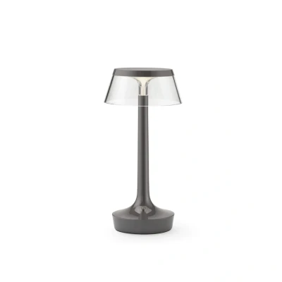 Image of Flos Bon Jour Unplugged Table Lamp Stormy Grey