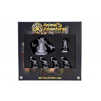 Image of Animal Adventures: Secrets of Gullet Cove Rat King Roleplaying Miniatures 5E Compatible