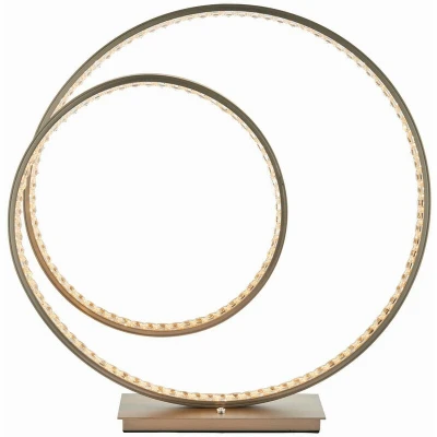 Image of Eternity Integrated LED Table Lamp Matt Nickel Plate &amp; Crystal (K5) Detail IP20