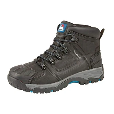 Image of Himalayan 5209 Storm Leather Waterproof Safety Boot, S3, SRC, 9 Size, Black