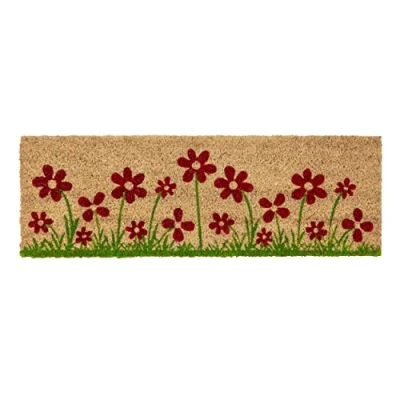 Image of ASTRA Doormat Interior Beige Dirt Trapper Non Slip Coconut Mat Antibacterial Durable Door 25 x 75 cm 100%